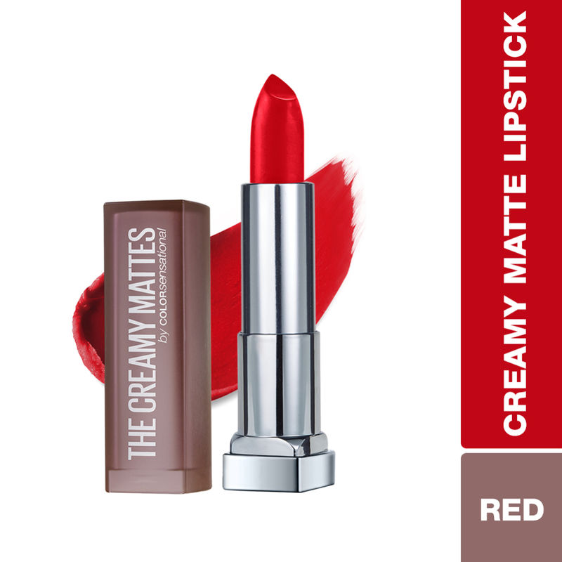 Maybelline New York Color Sensational Creamy Matte Lipstick - 632 Chili Bomb
