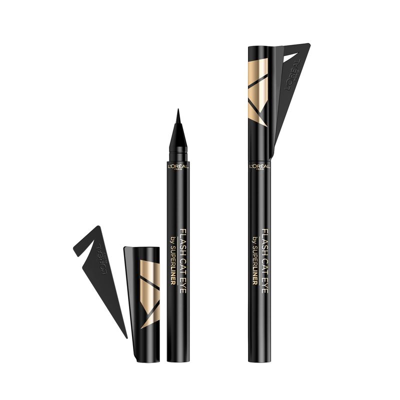 L Oreal Paris Flash Cat Eye Eyeliner Black Review Nykaa