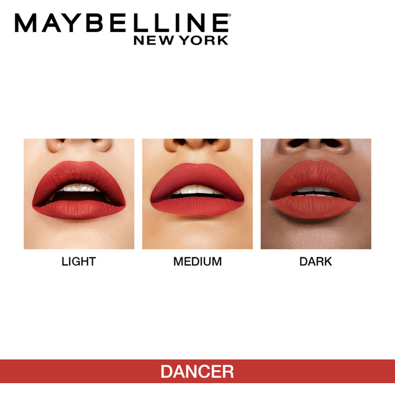 Maybelline New York Super Stay Matte Ink Liquid Lipstick Dancer Review Nykaa