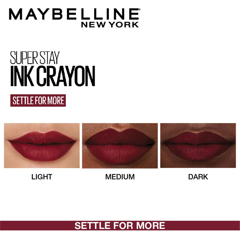 Maybelline New York Super Stay Crayon Lipstick At Nykaa Com