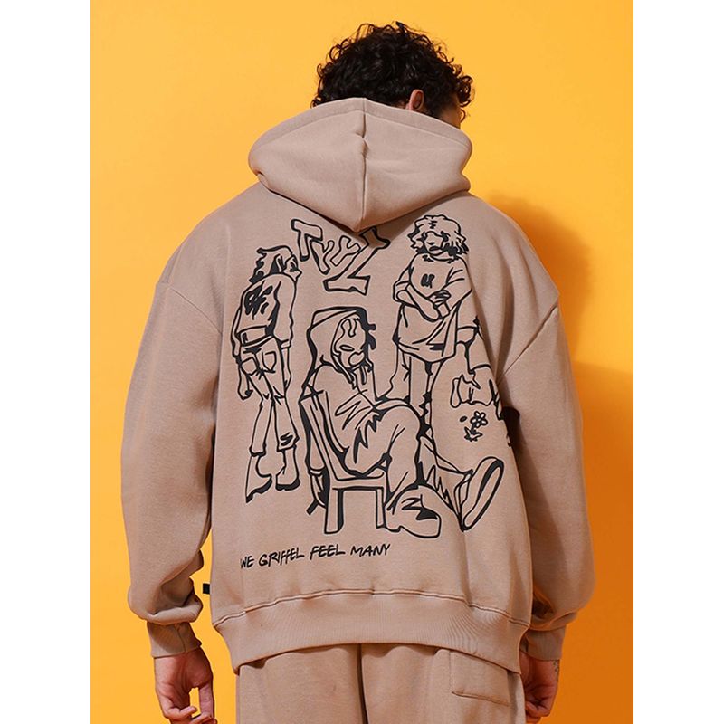 Griffel Vaguely Oversized Camel Hoodie (S)