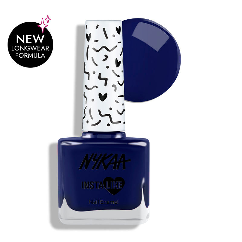 Nykaa InstaLike Long Lasting Nail Enamel - Sapphire Dreams 474