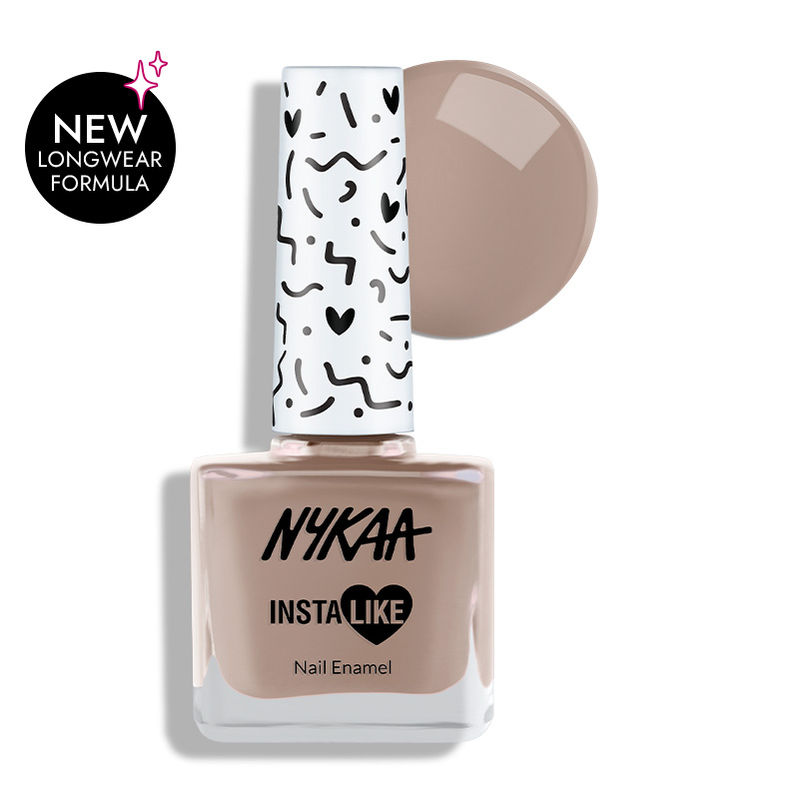 Nykaa InstaLike Long Lasting Nail Enamel - Almond Biscotti 485