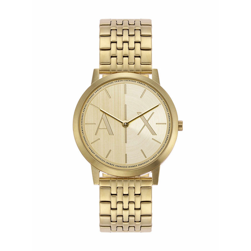 Armani watches gold on sale