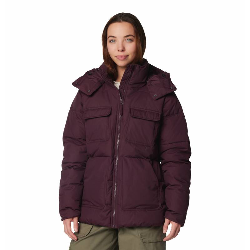 Columbia Womens Maroon Omni-Heat Infinity Longhorn Ridge Insulated Jacket (S)