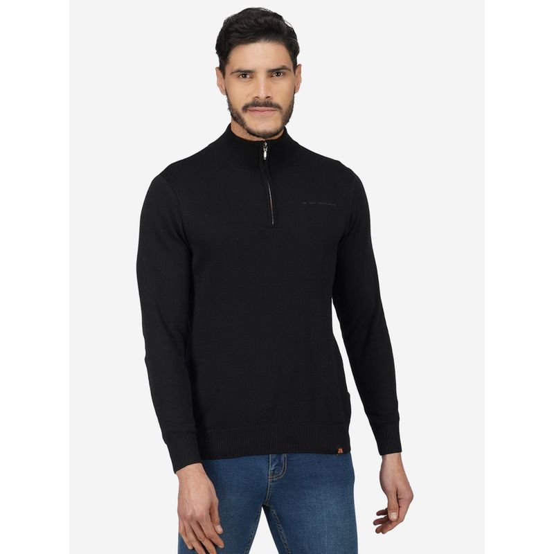 JOE Hazel Black Classic Zipper Pullover (M)