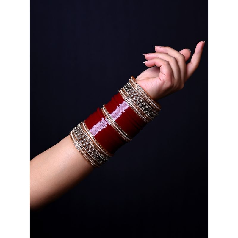 Maroon chura online Clearance