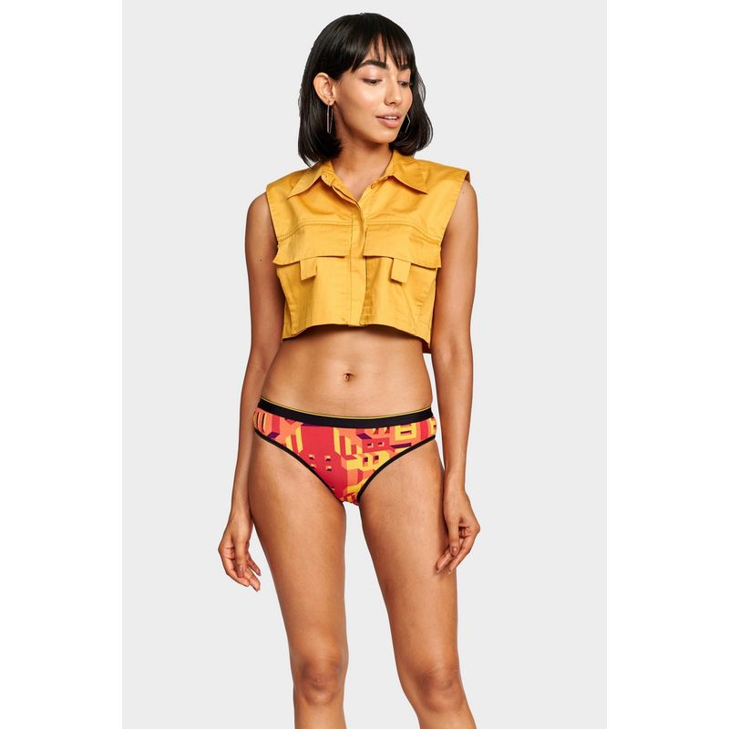 Bummer Bricked Micro Modal Women's Bikini - Multi-Color (XXL)