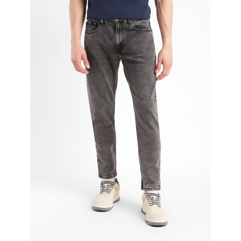 Levi's Men 512 Charcoal Grey Slim Fit Jeans (28)