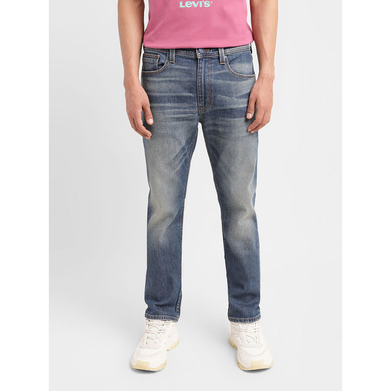 Levi's Men 513 Mid Indigo Slim Fit Jeans (38)