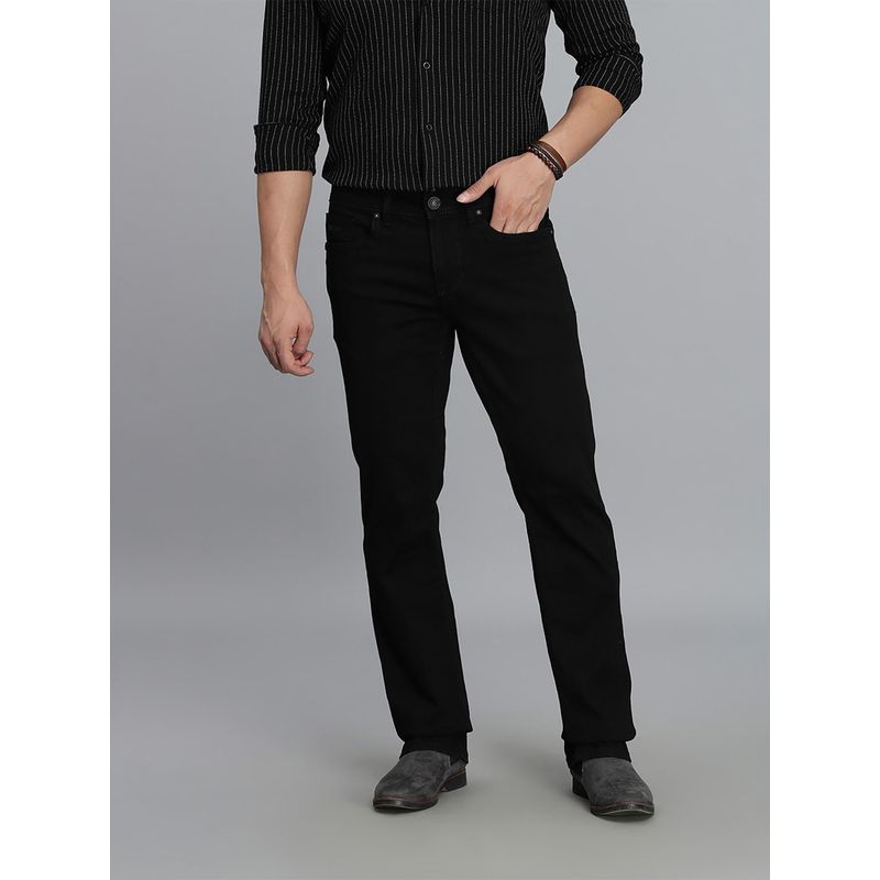 ROOKIES Black 5 Pocket Mid Rise Loose Jeans (36)