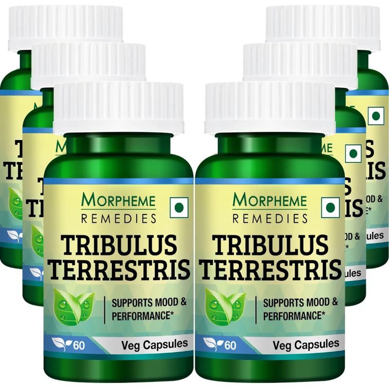 Morpheme Tribulus Terrestris Caps 500mg Extract - 60 Veg Caps (6 Bottles)