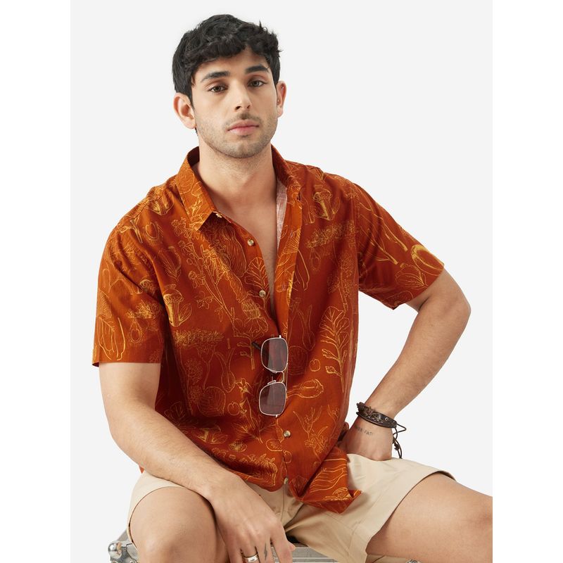 The Souled Store Original Tropical Beat Men Printed Shirts (M)