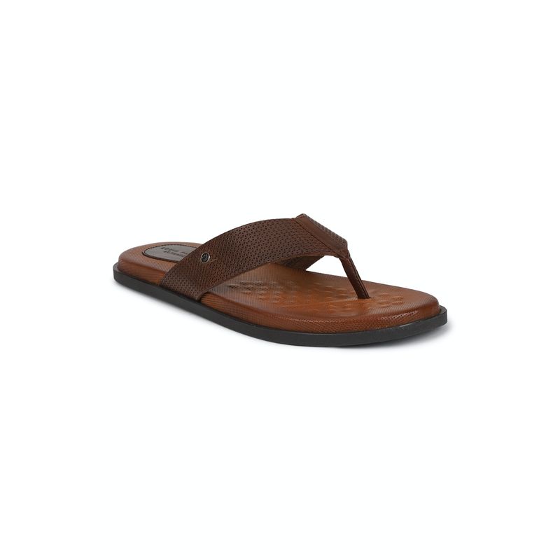 Louis Philippe Brown Sandals - 10
