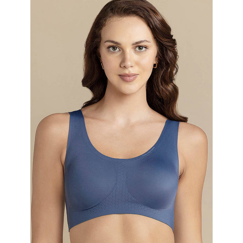 Van Heusen Woman Lingerie and Athleisure Reveals No Secrets T-Shirt Bra - Blue Indigo (32B)