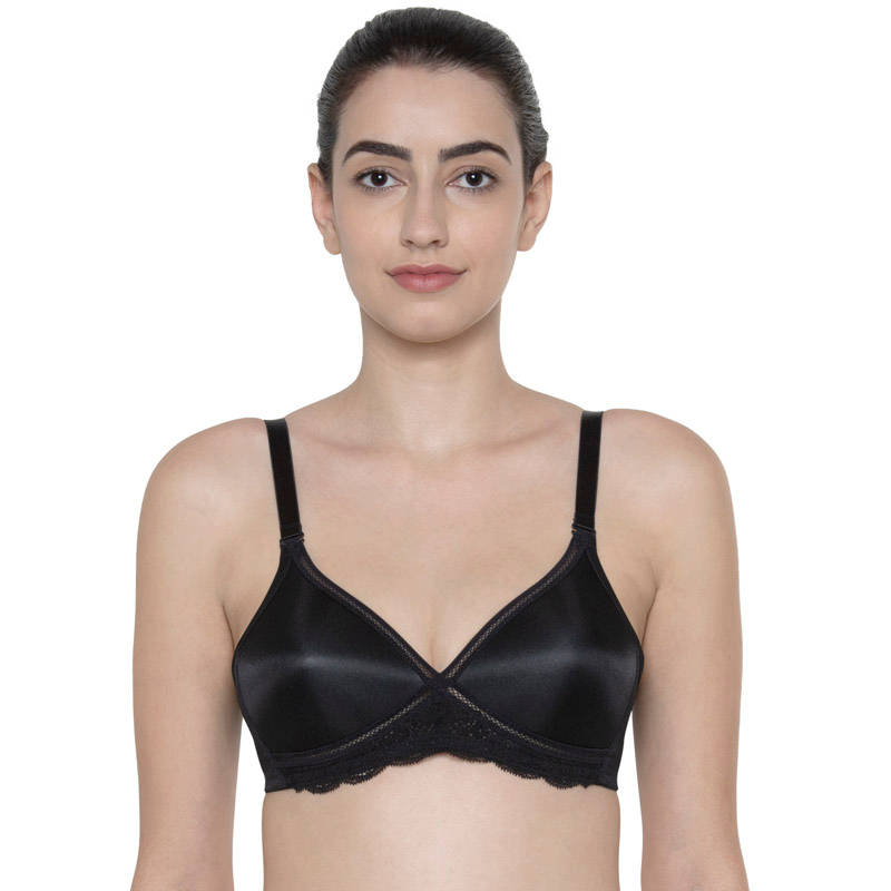 Triumph Corsina Elegant Padded Wireless CrissCross Burst Band Comfort Bra - Black (32D)