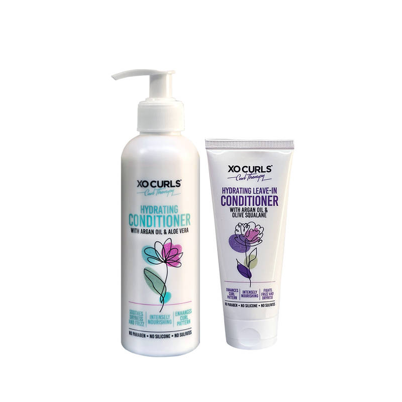 XO Curls Leave-in Conditioner Mit Arganöl – Feuchtigkeitsspendend Für Lockiges Haar, Vegan, Ohne Silikone