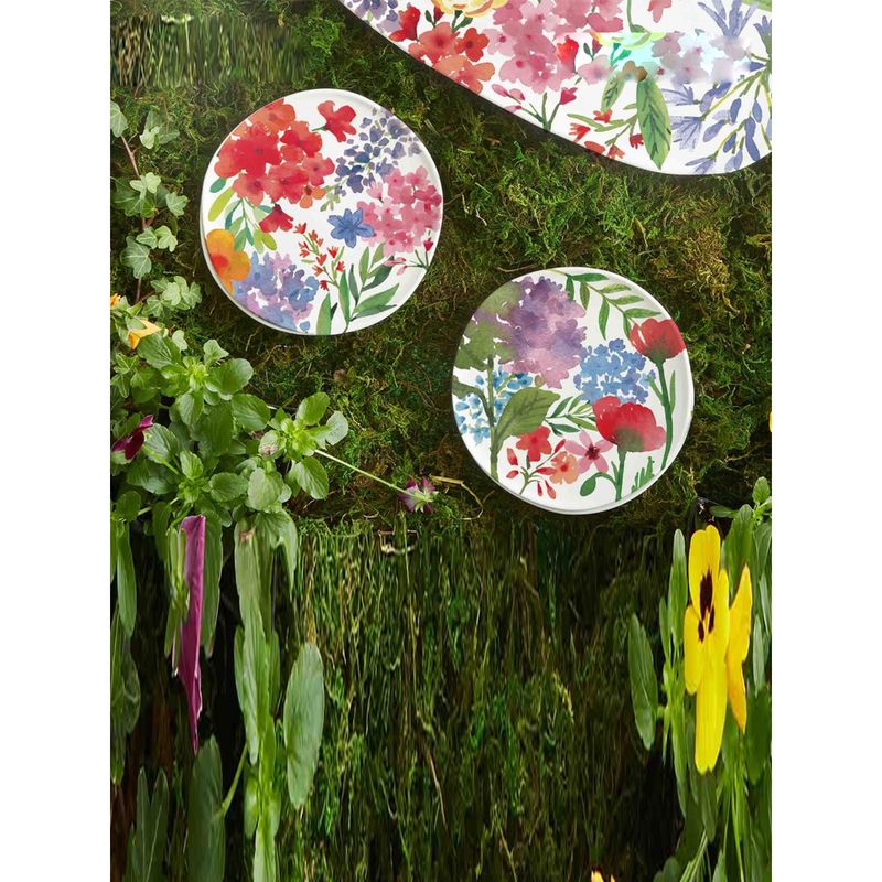 Rosanna Nature Table Floral Appetizer Plates For thinKitchen Buy
