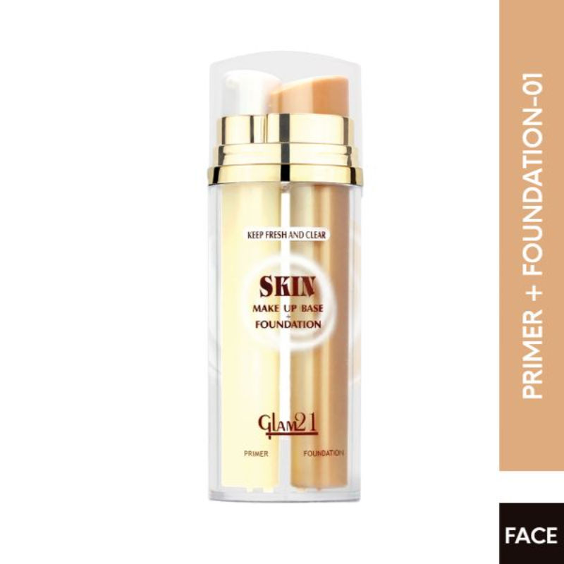 GLAM21 Primer + Foundation For All Skin Tone - Ivory