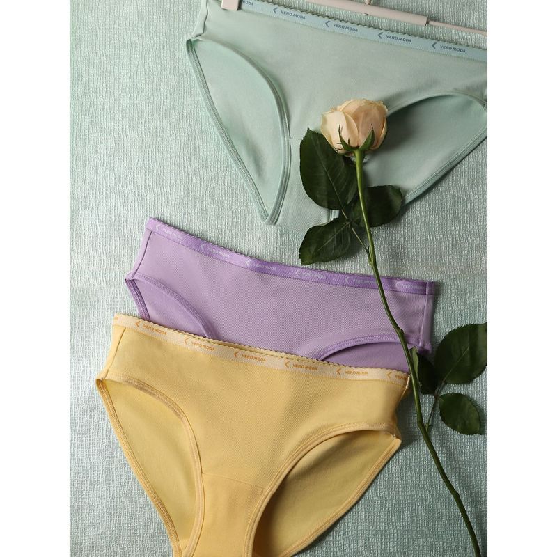 Vero Moda Intimates Midi Briefs (Pack of 3) (S)