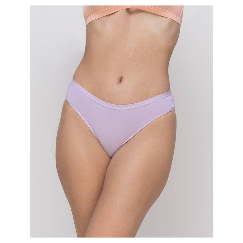MIEZ Lavender Mid Rise Mesh Bikini Panty (XS)