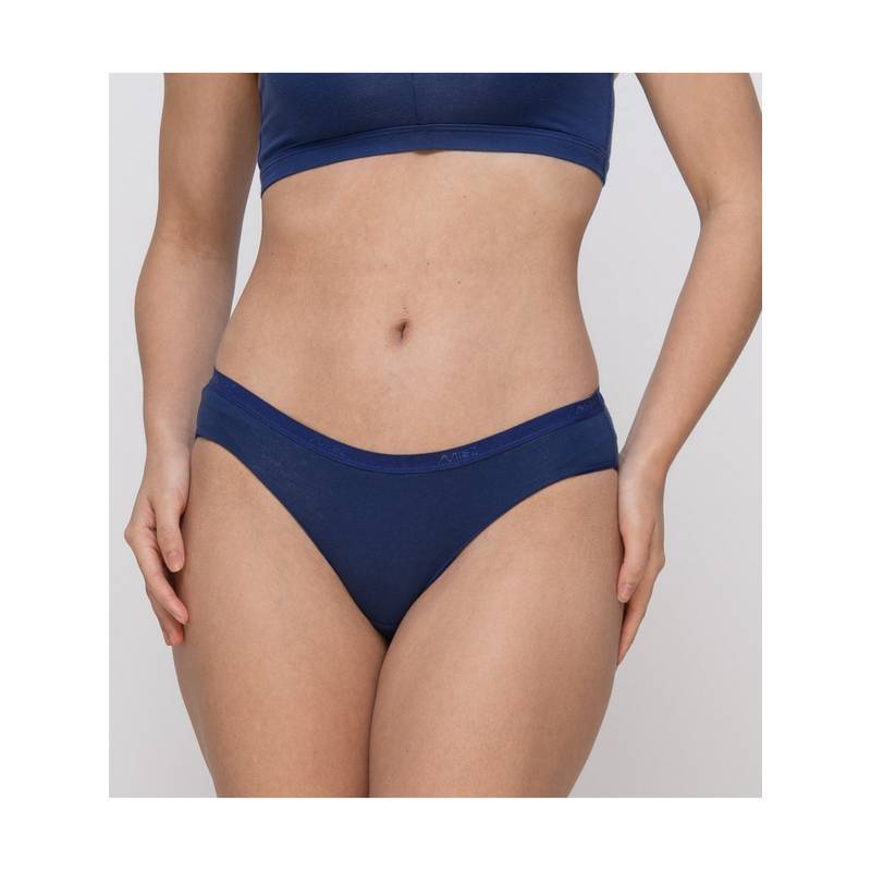 MIEZ Navy Blue Low Rise Bikini Panty (XS)