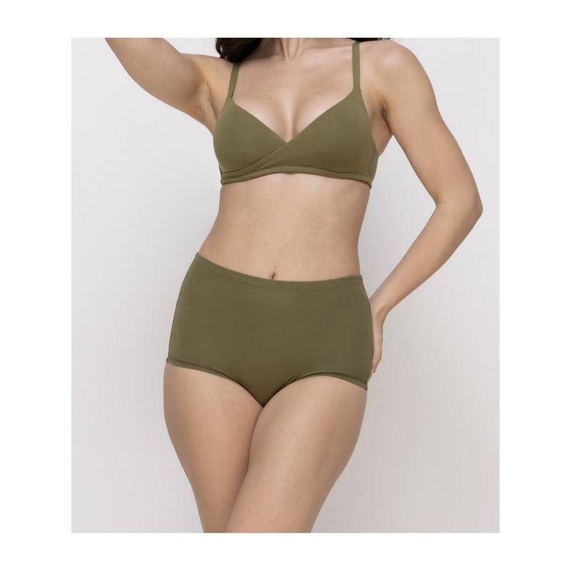 MIEZ Olive High Rise Boy Shorts (XS)