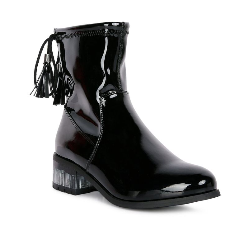 London Rag Solid Black Boots (EURO 39)