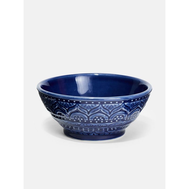 Fabindia Nilaya Embossed Serving Bowl Large Buy Fabindia Nilaya Embossed Serving Bowl Large