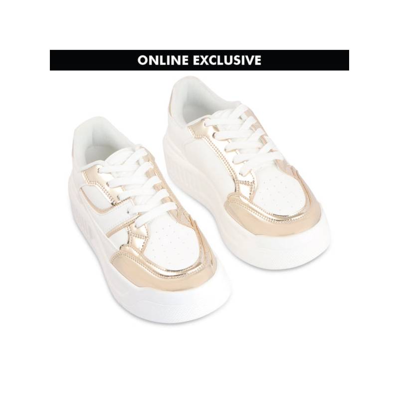 Hamster London Haven Party Gold Sneakers (EURO 36)