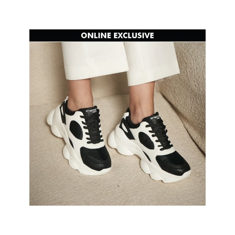 Hamster London Bubble White Black Sneakers (EURO 37)