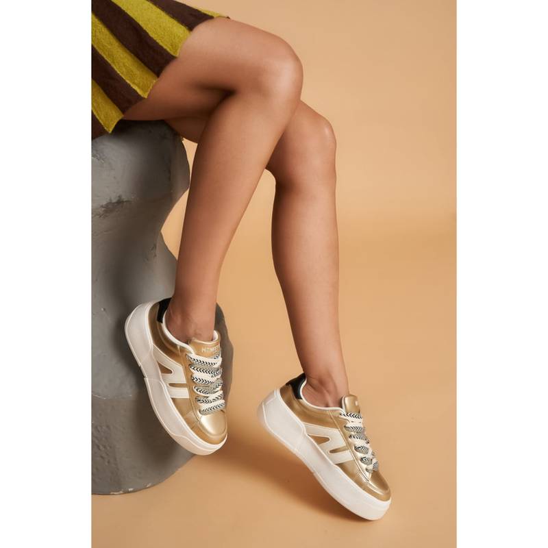 Hamster London Huxley Gold Sneakers (EURO 36)