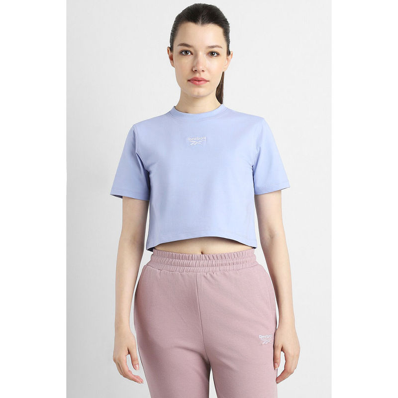 Reebok Blue Women Women All Day Active Top (XS)