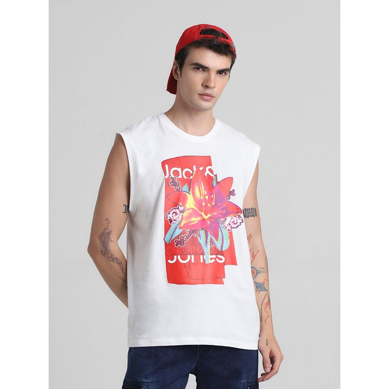 Jack & Jones White Regular Fit Vest (L)