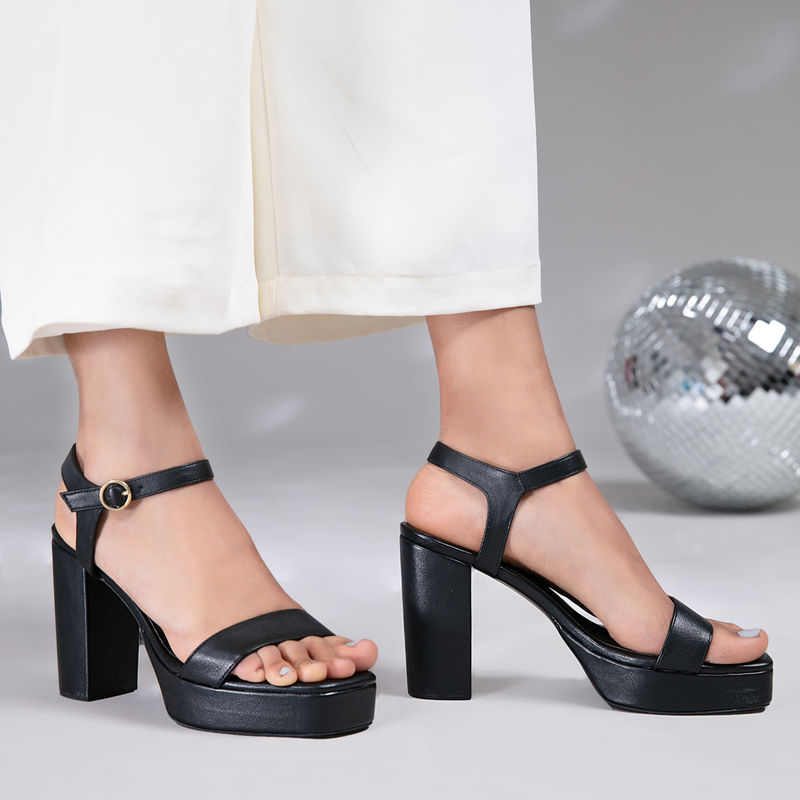 Rsvp By Nykaa Fashion The Style Quotient Black Heels - 7