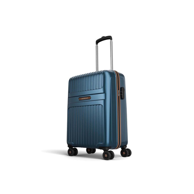 Aristocrat Atlas Teal Combination Lock Hard Cabin Trolley Bag (S)