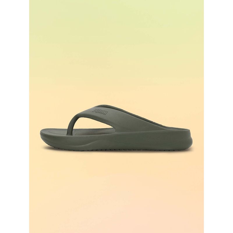 Puma Wave Flip Green Casual Flipflops (UK 8)