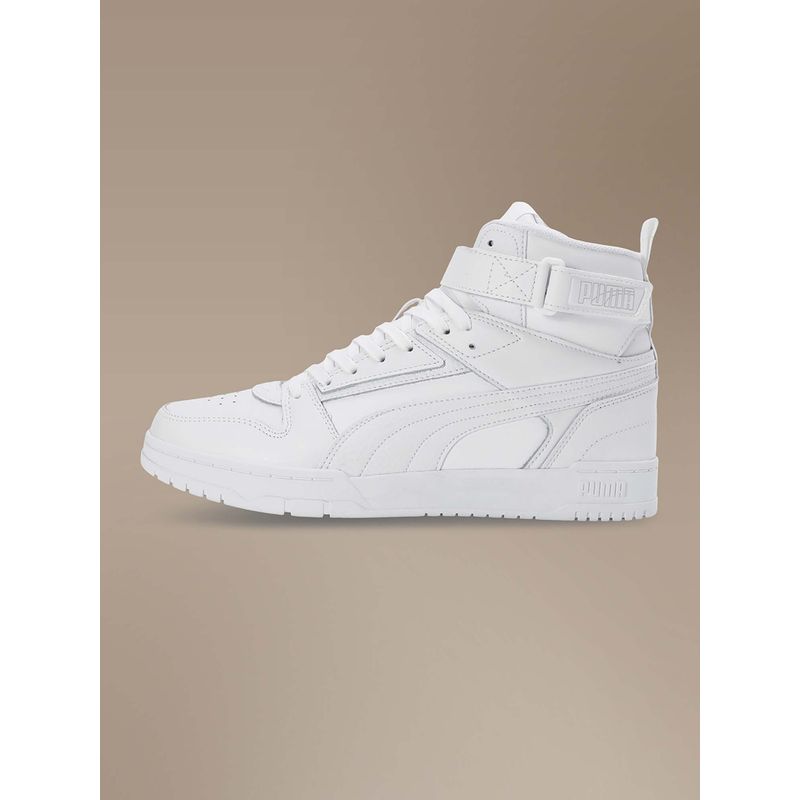 Puma Court Shatter Mid Men White Sneakers (UK 8)