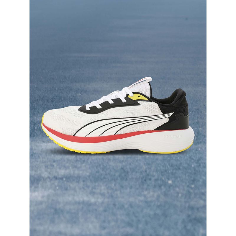 Puma Galaxis Pro Men Performance Boost White Running Shoes (UK 8)