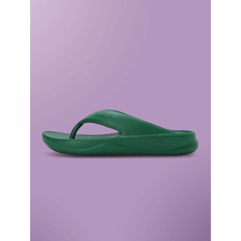 Puma Unisex Wave Flip Flipflops Green (UK 9)