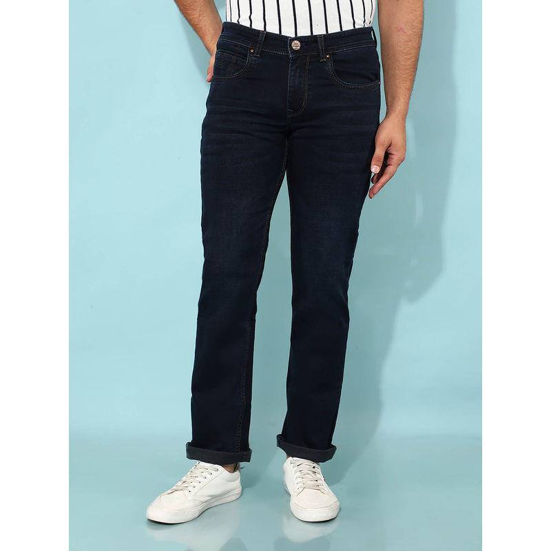 CRIMSOUNE CLUB Mens Black Straight Jeans (36)