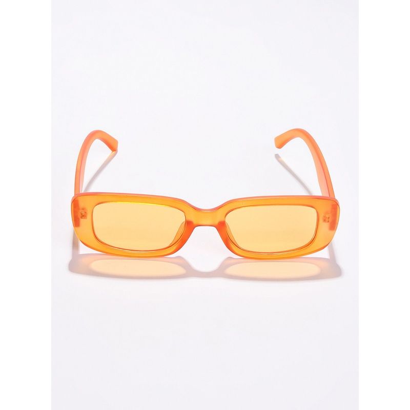 Buy Haute Sauce Women Orange Lens Orange Rectangle Sunglasses 51