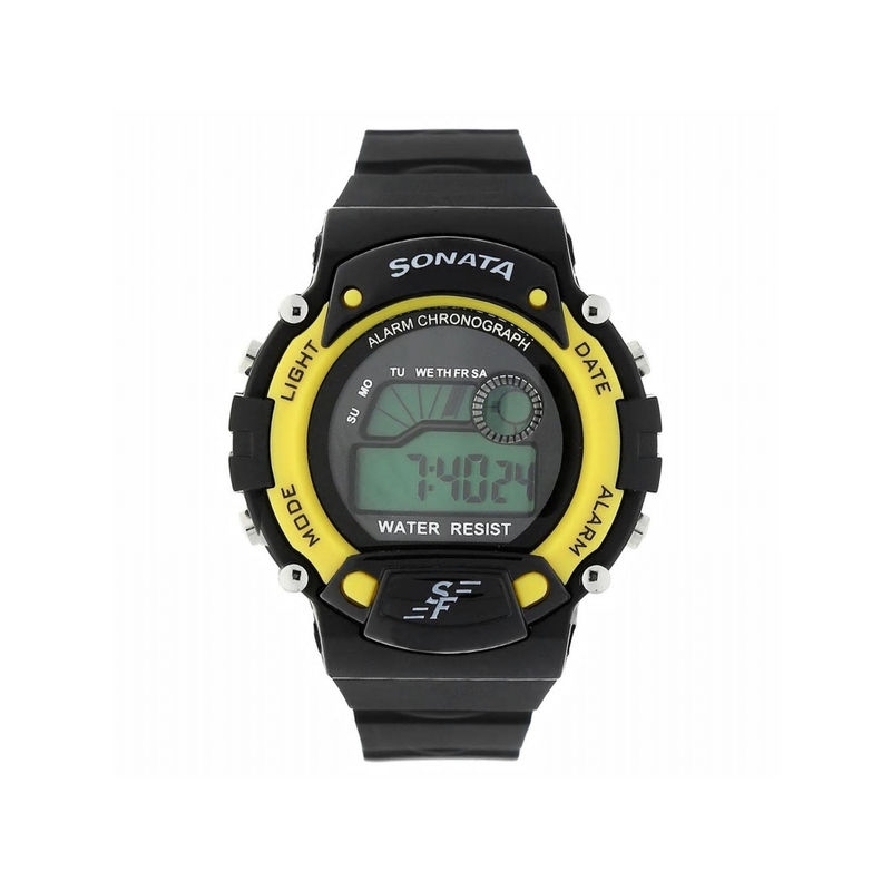 Sonata sales alarm chronograph
