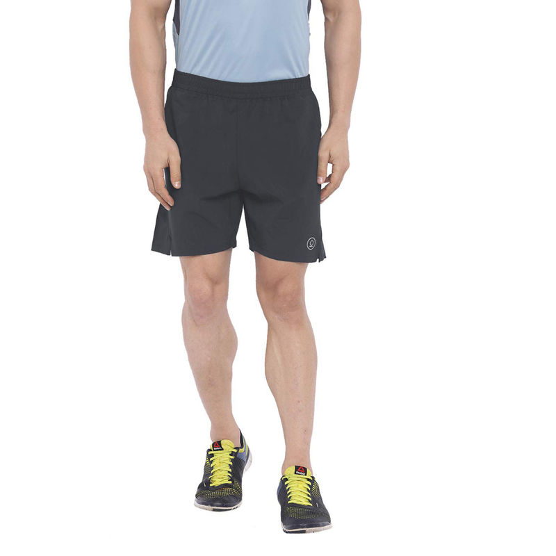CHKOKKO Dark Grey Men Gym Shorts (L)