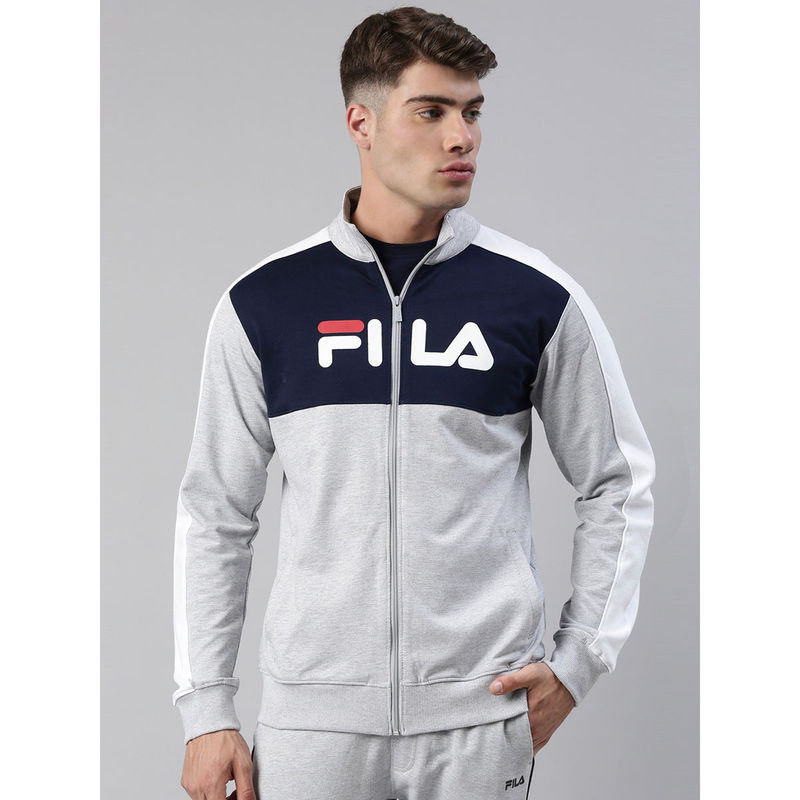 Buy FILA Men Junaid Grey Jacket Online