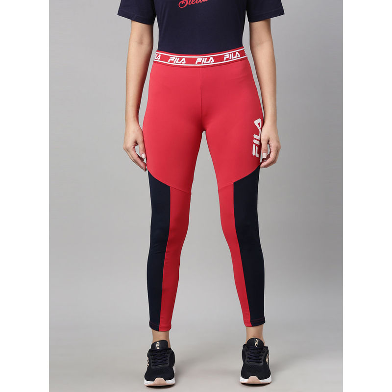 Buy FILA Women Himey Red Tights Online