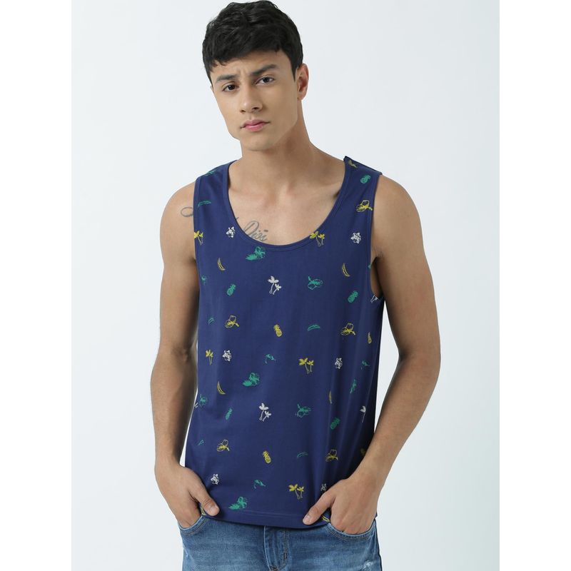Huetrap Mens Round Neck Sleeveless Tank T-Shirt (M)