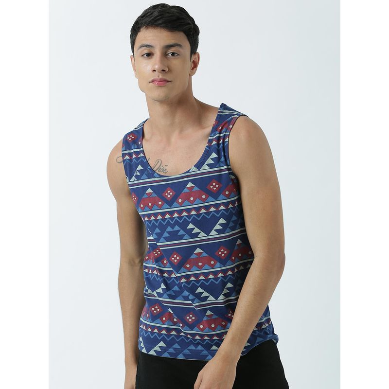 Huetrap Mens Round Neck Sleeveless Tank T-Shirt (M)