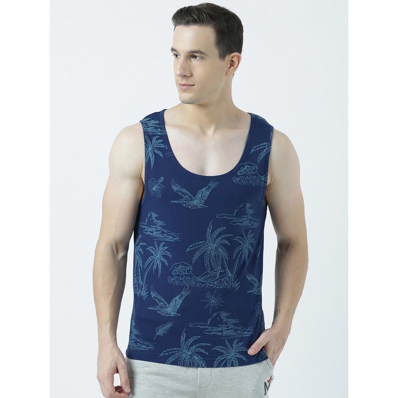 Huetrap Mens Round Neck Sleeveless Tank T-Shirt (S)