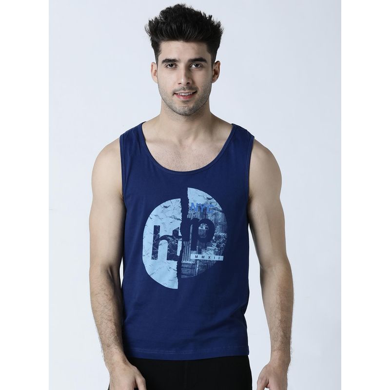 Huetrap Mens Round Neck Sleeveless Tank T-Shirt (M)